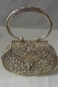 Handmade Engraved Boho Metal Clutch - Product Image 5