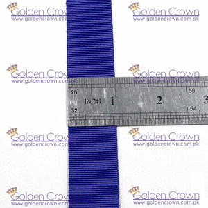 Nouvelle arrivée ruban moiré sur mesure rubans de médaille à rayures classiques personnalisés bleu | Ruban de médaille maçonnique de Chine - Product Image 3