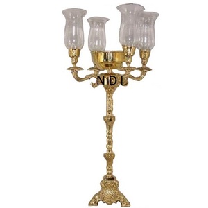 Soporte de vela de Metal de hierro de 5 brazos, soporte de vela más vendido para decoración de fiesta de boda, uso decorativo para fiesta de Navidad - Product Image 2