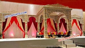 Mandap de elefante de fibra para maletero, accesorio de boda tradicional, indio, elegante - Product Image 6