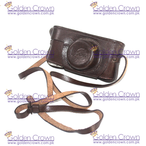 เคสหนังกล้องเลนส์ไลก้าเยอรมัน รุ่นโกลเด้นคราวน์ GC-0131 |   หนังแท้สีน้ำตาลเข้มสำหรับเสื้อผ้า - Product Image 5