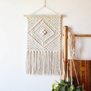 En gros Macramé Plante Cintre Nouveaux Designs Boho Home Decor Tenture Murale Jardinière pour Salon Fait à la Main - Product Image 1