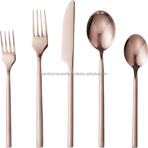 Couverts en acier inoxydable, cuillère et fourchette de haute qualité, vente en gros de couverts de cuisine de luxe au design unique royal, ensemble cuillère et fourchette - Product Image 2