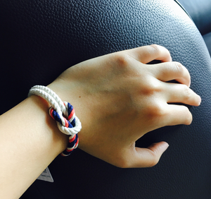 HANDMADE COTTON <b>ROPE</b> <b>BRACELET</b> ANCHOR <b>ROPE</b> <b>BRACELET</b> Handmade Creations - Product Image 1