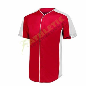 Camisas con botones OEM Diseño personalizado Manga corta Ropa de béisbol y softbol Jersey Poliéster Nuevo estilo Transpirable Secado rápido 2025 - Product Image 2