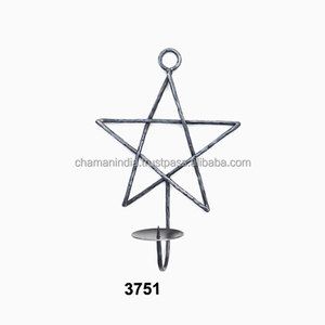 Candelabro de pared forjado a mano - Product Image 1