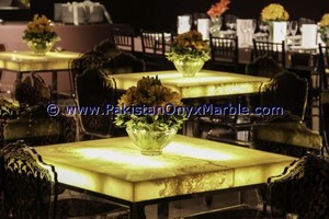 TABLE de TABLE basse en ONYX faite à la main, style luxueux, pour repas - Product Image 4