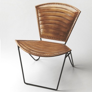 Diseño único de hierro Industrial y silla de cuero - Product Image 2