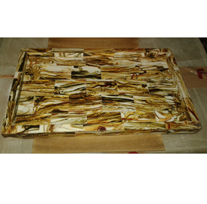 Bandeja de Madera Esmaltada Impresa y Suministros para Restaurantes y Hoteles con Caja, Atractiva Bandeja de Servicio de Madera a Precio Económico - Product Image 3