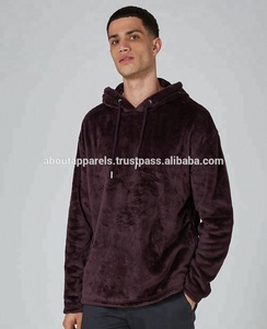 Sudaderas con capucha de terciopelo transpirables informales de alta calidad Fabricantes personalizados 80% Algodón 20% poliéster Slim Fit estampado patrón invierno XS - Product Image 3