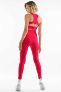 V Cut vente chaude en gros sans couture entraînement serré Fitness Gym course sport Yoga Leggings pour look sculpté - Product Image 4