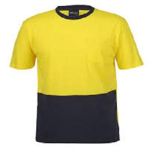 Choix personnalisé couleur deux tons haute visibilité T-shirts respirant réfléchissant imperméable fluorescent pour les vêtements de travail d'été Caractéristiques thermiques - Product Image 1