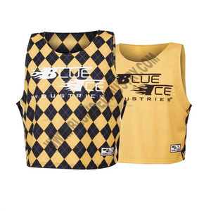 Pinnie de Lacrosse Reversible Personalizado de Malla de Poliéster Naranja, Jersey Deportivo Personalizado Warriors, Ropa Deportiva Personalizada - Product Image 2