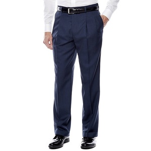Pantalones de Vestir para Hombre de Fabricante OEM, 100% Algodón Canvas, Corte Medio, Cierre de Botones - Product Image 1