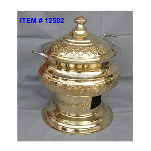 จาน CHAFING ราคาในอินเดียทำด้วยมือจาน CHAFFING ในรูปลักษณ์ใหม่ในราคาขายส่งจาน CHAFFING ในรูปลักษณ์ล่าสุด - Product Image 6