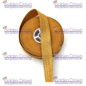 Encaje Metálico Dorado con Base y Alambre |   Ribete Naval Dorado para Prendas y Bolsos - Ribete Duradero y Ecológico - Product Image 2