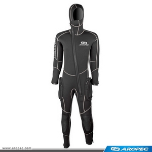 Traje de Neopreno Semi-Seco con Capucha para Hombre Aropec de 5 mm con Características Transpirables y Anti-UV - Product Image 1