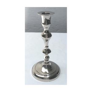 Best Selling Modern Candle Pillar Holder Wedding and Christmas Metal <b>Candelabra</b> for Home Decoration Silver Finished - Product Image 4