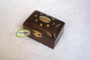 Extreme Quality, Wooden <b>Small</b> <b>Box</b> with Brass Inlay Work with Beautiful and Decorative, - Product Image 2