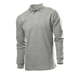 Custom <b>Long</b> <b>Sleeve</b> Cotton Polo <b>Shirts</b> <b>Men</b> - Product Image 1