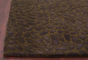 Tapis mural moderne abstrait de luxe en laine et soie tuftée à la main, à poils moyens, antidérapant, pour la décoration de la maison et des hôtels - Product Image 2