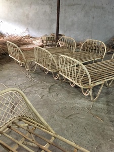 Lit de jour en rotin vintage, confortable et robuste, fait à la main au Vietnam, collection 2020 - Product Image 6