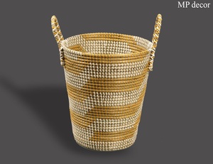 Premium Seagrass-Colored <b>Laundry</b> <b>Basket</b> Traditional Style <b>Bamboo</b> Crafts Standard Exporting - Product Image 2