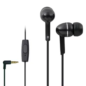 Overseas Audio Products Wholesale Suppliers Black and White In Ear Wired Earphone with Handsfree Function