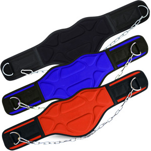 GAF เข็มขัดยกน้ำหนักนีโอพรีนสายรัดพยุงยิมเข็มขัดรัดเจลพร้อมโซ่เข็มขัดยกน้ำหนักกล้ามเนื้อเอว - Product Image 2