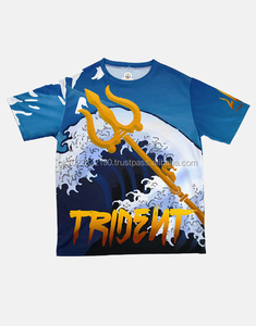 Ropa de verano de Color sólido profesional 2024 de talla grande Jersey transpirable de media manga cómoda camiseta estampada para hombres a la venta ahora - Product Image 2