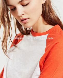 New Arrival Cheap Stylish t <b>Shirts</b>, Wholesale Custom Design Blank t <b>Shirts</b> for Women Breathable Custom Raglan Sleeve T-<b>shirts</b> - Product Image 2