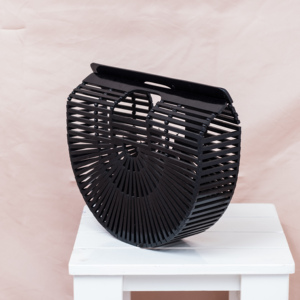 Bolso de playa de bambú hecho a mano para mujer, bolso de paja de verano - Product Image 2