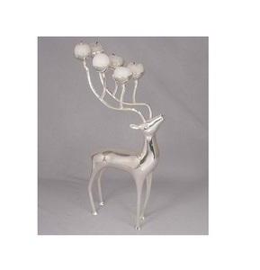 Candélabres de renne de haute qualité pour les décorations de mariage de bureau à domicile de pièce maîtresse de Noël et de mariage - Product Image 1