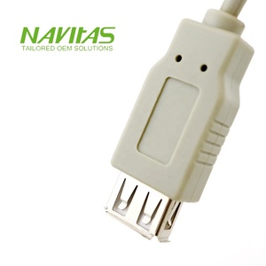 Пользовательские UL2725 экранированный высокоскоростной мини-USB A/B женский 2,0 кабель Navitas модель 2017-145-1 RoHS совместим для электроники - Product Image 3