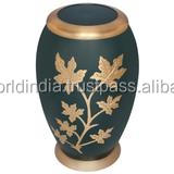 Suministros funerarios de urna de cremación de estilo americano para adultos de lavanda azul de Brassworld India - Product Image 4