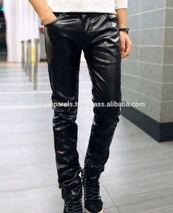 กางเกงหนังแกะหนังแท้,กางเกงขาสั้นพร้อมเข็มขัดหนังสีมะกอกแท้100% - Product Image 4