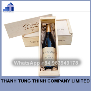 Nouveau design 2024 boîte-cadeau en bois personnalisée pour les bouteilles de vin en gros + 84 961005832 - Product Image 2