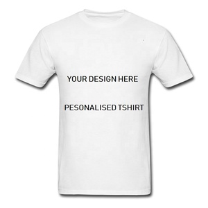 Venta al por mayor de camiseta personalizada de algodón polivinílico logotipo frontal impreso de talla grande publicidad promocional tejido de punto barato - Product Image 2