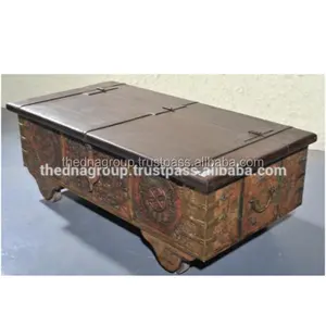 Coffre indien ancien, attrayant, antique - Product Image 1