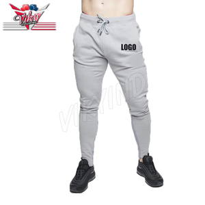 2019 venta al por mayor personalizado Mens de mezcla de algodón de corte Slim de gimnasio chándal jogging trajes chándales deportivos - Product Image 6