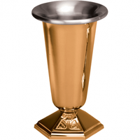 Croix de Procession Religieuse en Laiton Poli