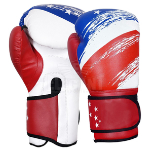 นวมต่อยมวยสำหรับชกมวย MMA แบบไทยถุงมือฝึกต่อยหนังขนาด6ออนซ์และ8ออนซ์ - Product Image 2