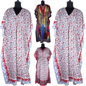 Vestido largo indio de talla grande, caftán, Turquía, venta al por mayor - Product Image 1