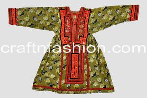 Haut/Kurta ethnique tribal balouchi - Haut vintage brodé à la main Kuchi - Mode balouchi Robe longue ethnique - Product Image 5