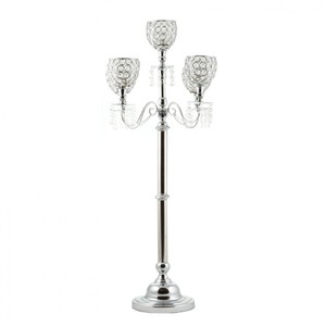 Handmade <b>Candelabra</b> with Glass Bowls for Tea Light Christmas & Wedding Decorations Home & Office Use - Product Image 3