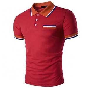 Camiseta Polo negra de manga corta para hombre de alta calidad Top de moda con material transpirable y diseño en blanco para logotipo personalizado - Product Image 4