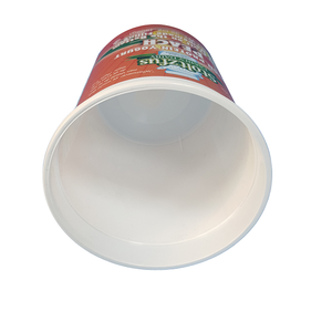 ถ้วยพลาสติกทรงกลม1000มล. พร้อมฝาปิด PP IML สำหรับอาหารโยเกิร์ตแยมคุกกี้ไอศกรีมบรรจุภัณฑ์ช็อคโกแลต DYF1001 - Product Image 2