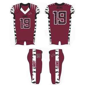 Nuevo uniforme de fútbol americano de excelente calidad a la moda, aparejos personalizados, sarga, transpirable, corto, nombre/número de equipo personalizado, CALIENTE - Product Image 6