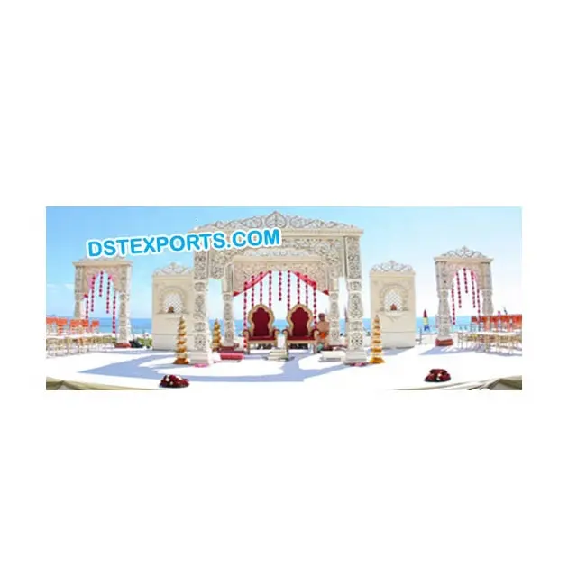 Stilvolle Hochzeit im Freien Mandap Royal Wedding Mandap Hersteller Indian Wedding Mandap Set Hersteller