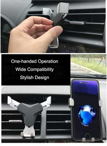 Support universel de téléphone portable pour voiture, fixé sur grille d'aération, avec Clip de fixation - Product Image 6